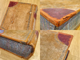 Huge Blank Antique 1300-Page Ledger (blank, leather binding)