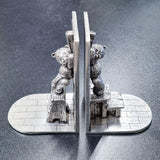 Pair of Royal Selangor Pewter Teddy Bears' Picnic Library Bookends