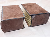 Fielding's Works Faux Book Bookends (Vol I - Plays / Vol IV - Tom Jones)