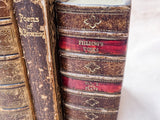 Fielding's Works Faux Book Bookends (Vol I - Plays / Vol IV - Tom Jones)
