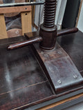 Large Antique Wooden Book Press