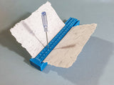 Signature Punching Tool with Contrasting Numbers / Signature Punching Cradle / Hole Punching Tool (3d-printed, Type A, Mark II)