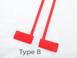 Set of Thin L-Spacers (Metric) Gauges/Straightedges for Bookbinding, Cartonnage, and Other Crafts (2.5 mm high, 3d-printed, Mark II)