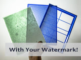 Japanese Patterns: Basic Papermaking Mold and Deckle (Mark II, 3d-printed, watermark is possible)