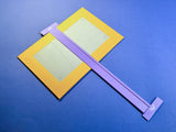 Set of Thin T-Spacers (Imperial) Gauges/Straightedges for Bookbinding, Cartonnage, and Other Crafts (2.5 mm high, 3d-printed, Mark II)