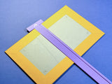 Set of Thin T-Spacers (Imperial) Gauges/Straightedges for Bookbinding, Cartonnage, and Other Crafts (2.5 mm high, 3d-printed, Mark II)