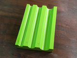 15x2.5 cm Spine Rounding Tool with 3 Grooves (Rondzetblok / Rundeholz, 3D-Printed)