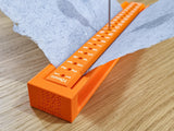 Bookbinding Set #3B: Section Punching Cradle Type B + Corner Cutting Jigs + Corner Clamps for Boxmaking (3d-printed, Mark II)