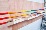 French Cleat Strips / Wedge Strips - 25 cm, Total Length: 4 or 8 meters (3d-printed) - Wall Mounting System