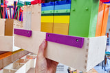 French Cleat Strips / Wedge Strips - 25 cm, Total Length: 4 or 8 meters (3d-printed) - Wall Mounting System