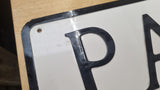 Vintage Parchment Street Road Sign from Chichester, UK