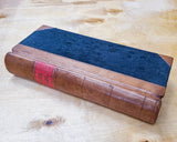 Antique 1000-Page Cash Book / Ledger (blank, quarter leather binding)
