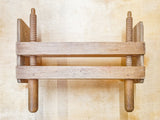 Vintage Russell Bookcrafts Small Laying Press on a Stand (13"/ 33 cm, used condition)