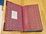 Huge Blank Antique 1300-Page Ledger (blank, leather binding)