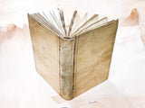 Antique 18th-Century Ledger (blank, ca. 500 pages, vellum binding, some pages removed/missing)