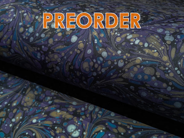 Marbled Paper: Fantasy Galaxy by Papiers Prina