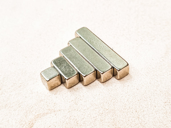 5x5x15 mm Neodymium Magnets (N42) for Boxmaking and Other Crafts (min. order 20 magnets)
