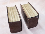Fielding's Works Faux Book Bookends (Vol I - Plays / Vol IV - Tom Jones)