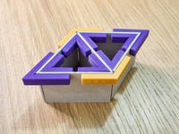 60-Degree Rhombus Magnetic Corner Clamps Set (60-degree clamps + 120-degree clamps, 3d-printed, Mark II)