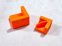 2x Three-Sided Magnetic Corner Clamps (90-degree, 3d-printed, Mark II)