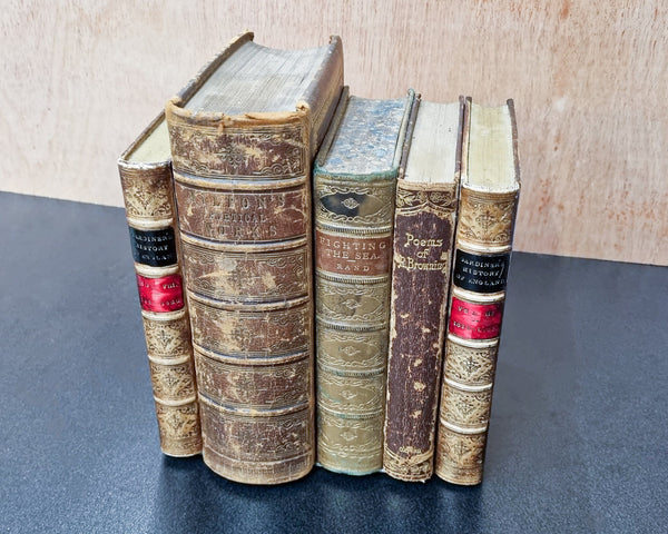 Pair of Antique Gardiner's History of England (Vol III and Vol VIII) Bookends
