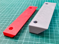 French Cleat Strips / Wedge Strips - 25 cm, Total Length: 4 or 8 meters (3d-printed) - Wall Mounting System