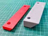 French Cleat Strips / Wedge Strips - 25 cm, Total Length: 1 or 2 meters (3d-printed) - Wall Mounting System