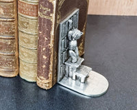 Pair of Royal Selangor Pewter Teddy Bears' Picnic Library Bookends