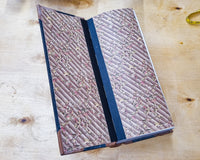 Antique 1000-Page Cash Book / Ledger (blank, quarter leather binding)