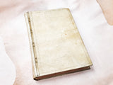 Antique 18th-Century Ledger (blank, ca. 500 pages, vellum binding, some pages removed/missing)