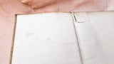 Antique 18th-Century Ledger (blank, ca. 500 pages, vellum binding, some pages removed/missing)